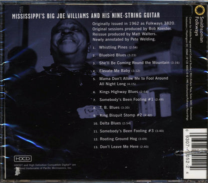 Big Joe Williams - Mississippi's Big Joe Williams And His Nine String Guitar [New CD]
