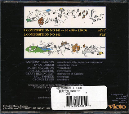 Anthony Braxton - Ensemble: Victoriaville 1988 [New CD]