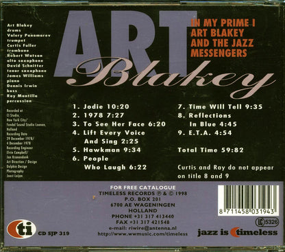 Art Blakey & The Jazz Messengers - In My Prime I [New CD]