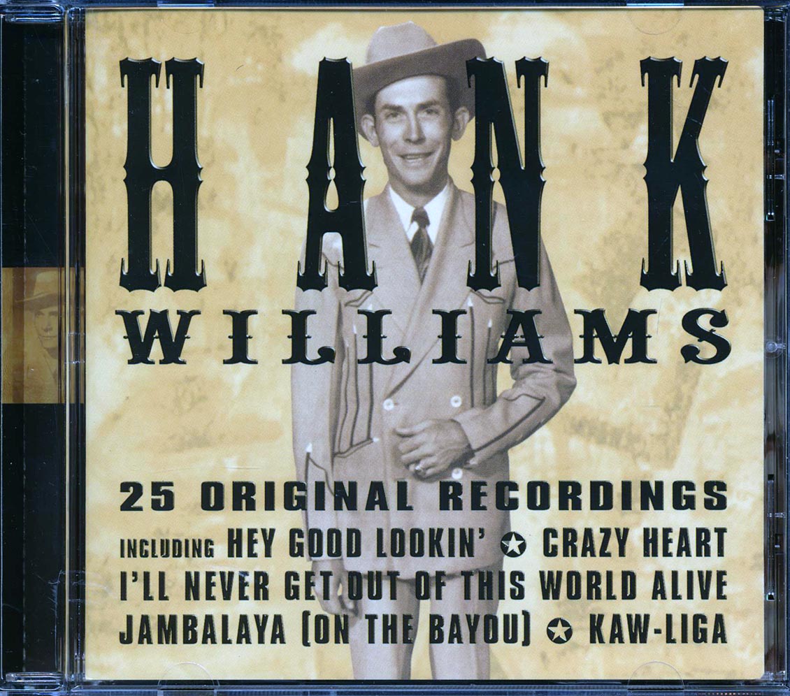 Hank Williams - 25 Original Recordings (25 tracks) [New CD]