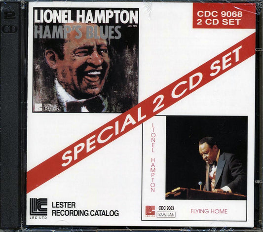 Lionel Hampton - Hamp's Blues + Flying Home (2 albums on 2 CDs) (21 tracks) (2xCD) [New CD]