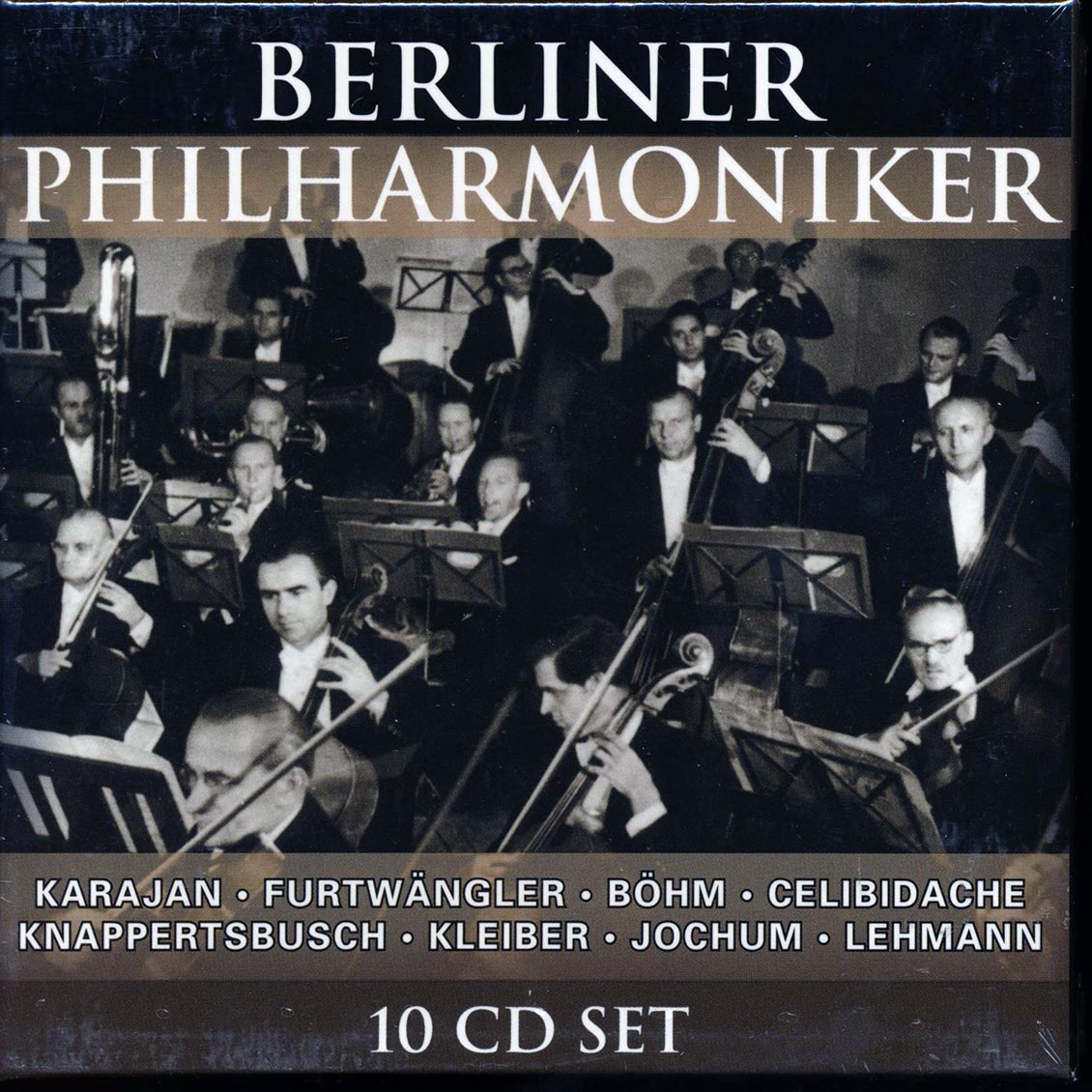 Berliner Philharmoniker - Karajan; Furtwangler; Bohm; Celibidache; Knappertsbusch; Kleiber; Jochum; Lehmann (10xCD) (box set) [New CD]