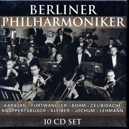 Berliner Philharmoniker - Karajan; Furtwangler; Bohm; Celibidache; Knappertsbusch; Kleiber; Jochum; Lehmann (10xCD) (box set) [New CD]