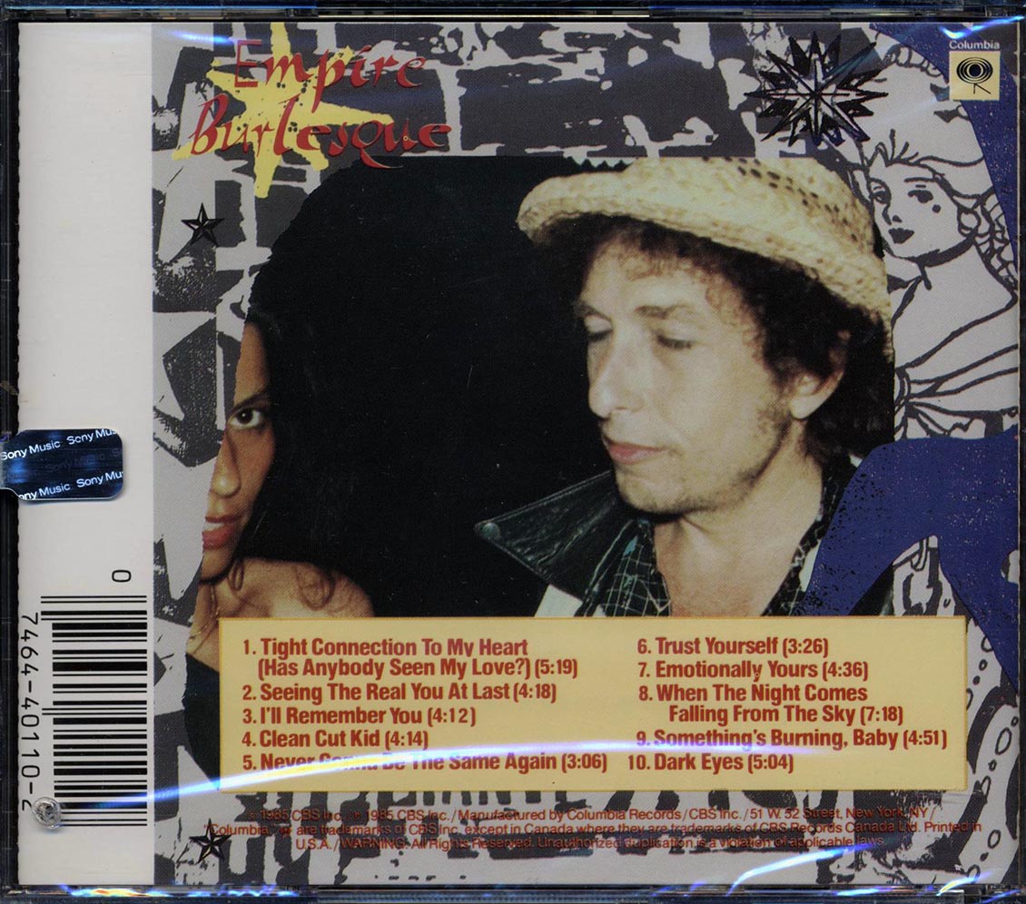 Bob Dylan - Empire Burlesque [New CD]