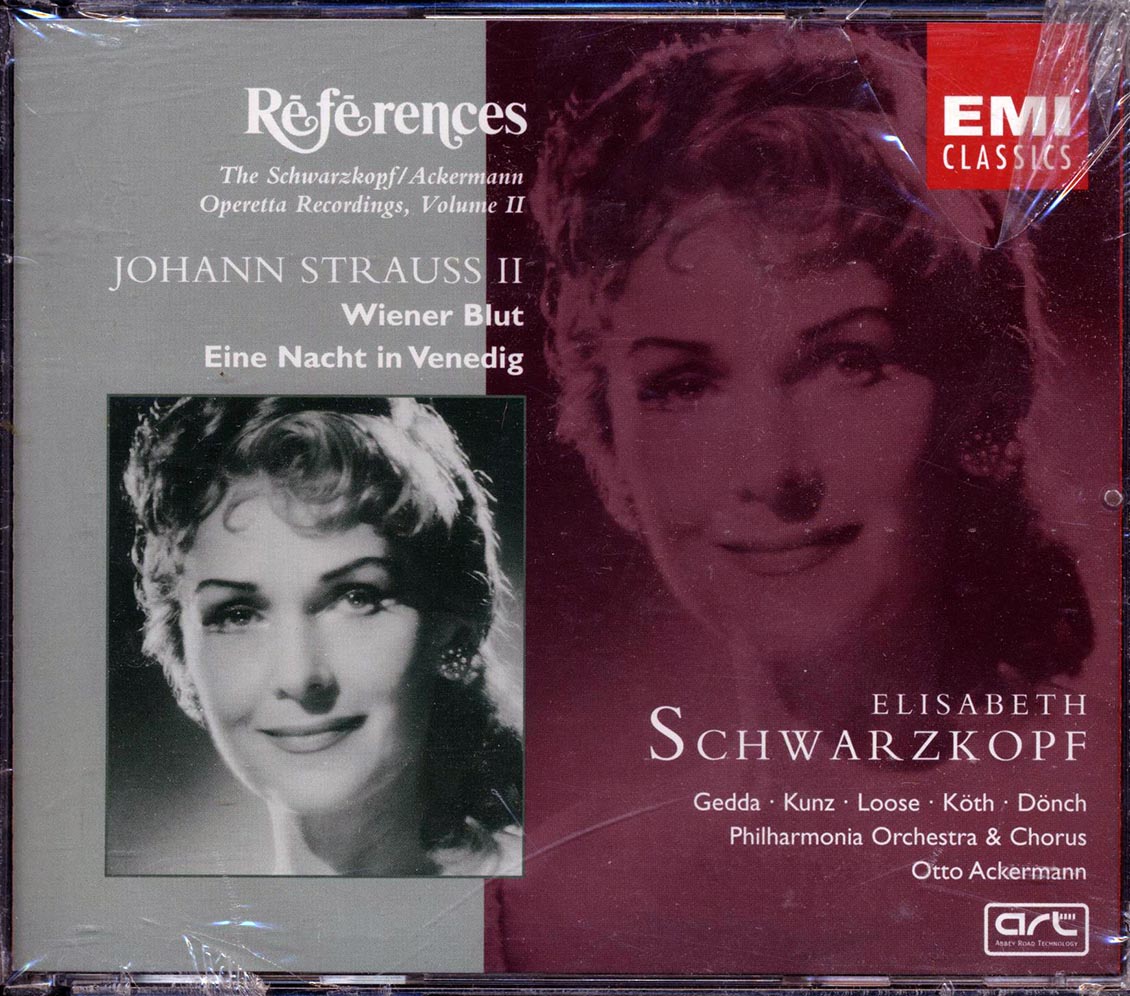 Johann Strauss Jr., Elisabeth Schwarzkopf, Nicolai Gedda, Etc. - References (2xCD) [New CD]