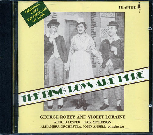 George Robey, Violet Loraine, Alfred Lester, Etc. - The Bing Boys Are Here [New CD]