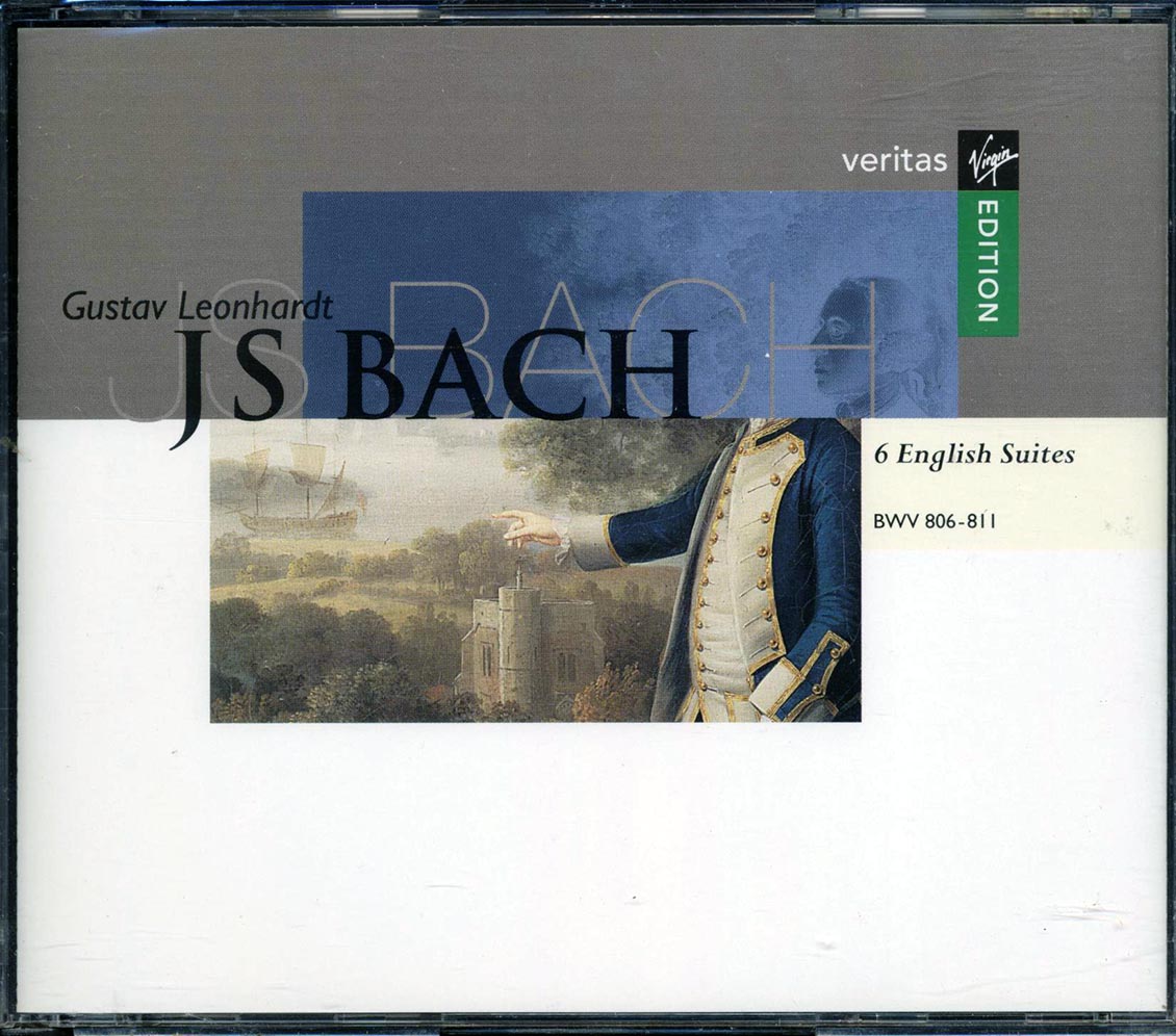 Bach, Gustav Leonhardt - 6 English Suites (2xCD) [New CD]