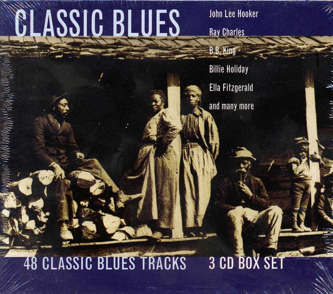 John Lee Hooker, Ray Charles, BB King, Billie Holiday, Etc. - Classic Blues: 40 Classic Blues Tracks (48 tracks) (3xCD) [New CD]