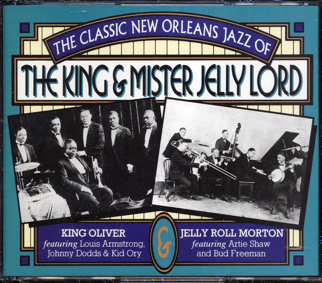 King Oliver, Jelly Roll Morton - The Classic New Orleans Jazz Of The King & Mister Jelly Lord (40 tracks) (2xCD) [New CD]