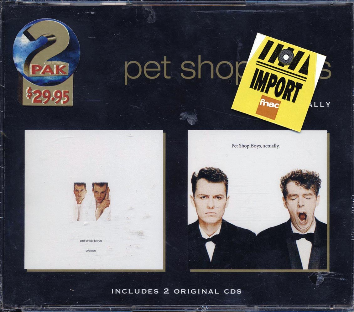 Pet Shop Boys - Please + Actually (2 albums on 2 CDs) (21 tracks) (2xCD) [New] [New CD]