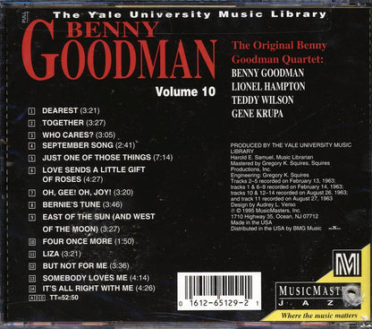 Benny Goodan, Lionel Hampton, Teddy Wilson - Original Genny Goodman Quartet [New CD]