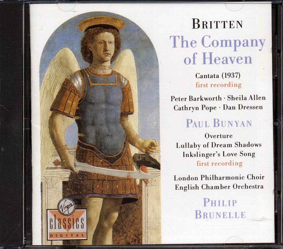 Britten, London Philharmonic Choir, Enlish Chamber Orchestra, Philip Brunelle - The Company Of Heaven; Paul Bunyan [New CD]