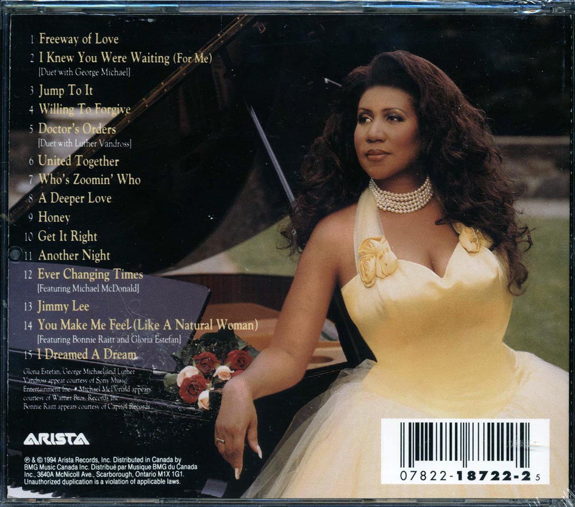 Aretha Franklin - Greatest Hits 1980-1994 [New CD]
