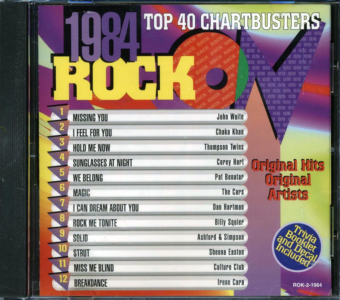 Billy Squier, The Cars, Chaka Khan, Thompson Twins, Etc. - Rock On 1984 [New CD]