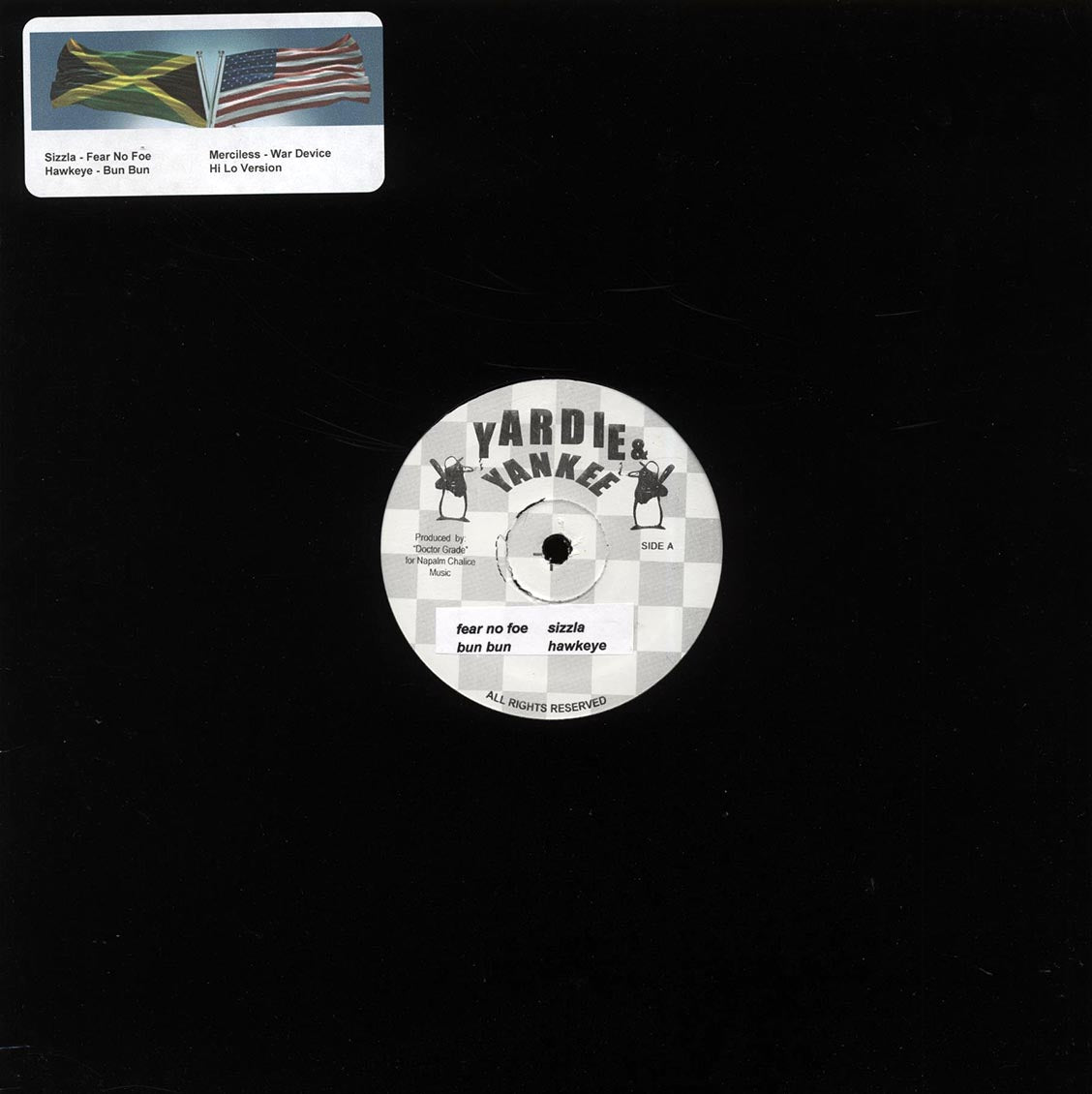 Sizzla - Fear No Foe; Hawkeye - Bun Bun  /  Merciless - War Device; Hi Lo Version [New]