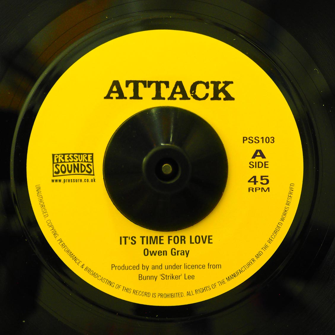 Owen Gray - It's Time For Love  /  Bobby Ellis, Val Bennett - The Arabian Sound Of Reggae [New Vinyl 7"]