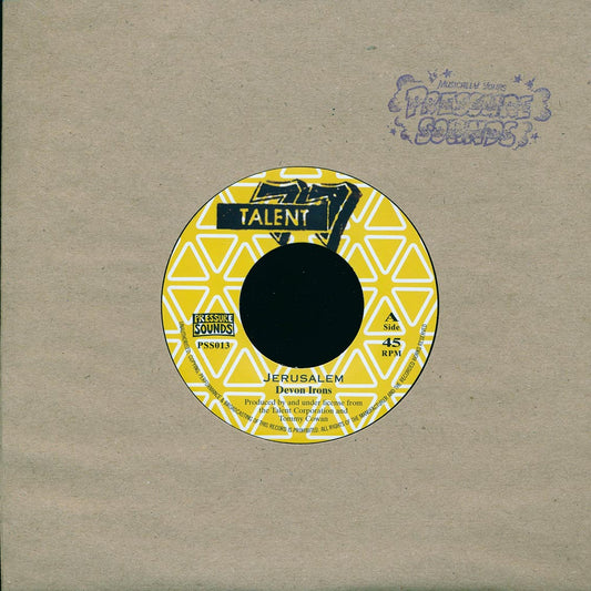 Devon Irons - Jerusalem  /  Talent Crew - Jerusalem Rock [New Vinyl 7"]