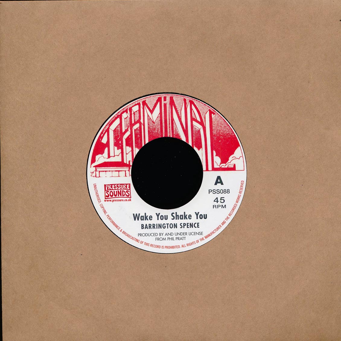 Barrington Spence - Wake You Shake You  /  Barrington Spence - Where Your Footsteps Led [New] [New Vinyl 7"]