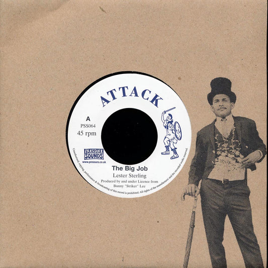 Lester Sterling - The Big Job  /  The Aggrovators - Version [New Vinyl Record 7" Single]