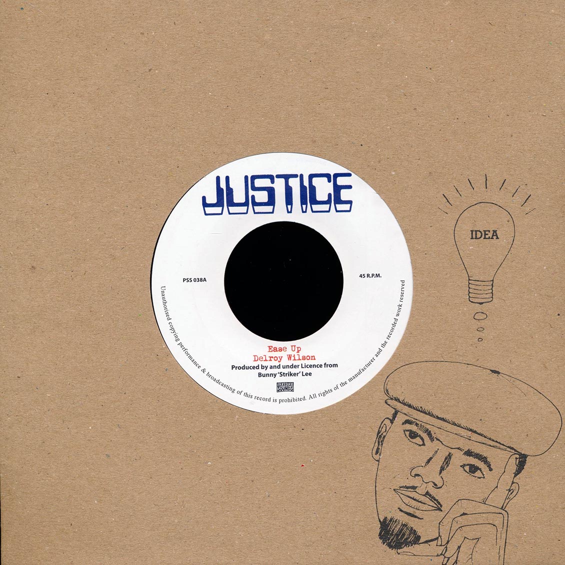 Delroy Wilson - Ease Up  /  Version (rhythm: "Telephone Love AKA Rumors") [New Vinyl 7"]