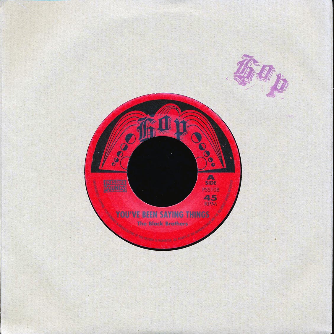 The Black Brothers - You've Been Saying Things  /  The Brothers (The Viceroys) - Everyday [New] [New Vinyl 7"]