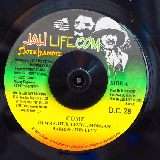 Barrington Levy - Come  /  Secret - Anyway (rhythm: "R & D") [New Vinyl Record 7" Single]