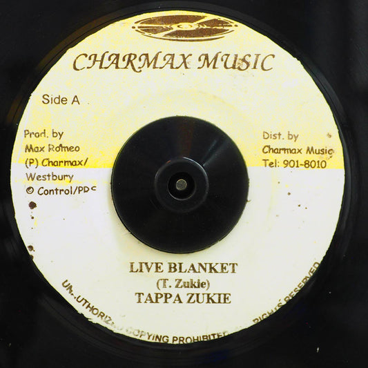 Tappa Zukie - Live Blanket  /  Gary Paul - My Best Sound (rhythm: "My Best Girl") [New Vinyl Record 7" Single]