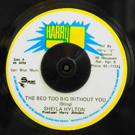 Sheila Hylton - The Bed Too Big Without You  /  Version [New Vinyl Record 7" Single]