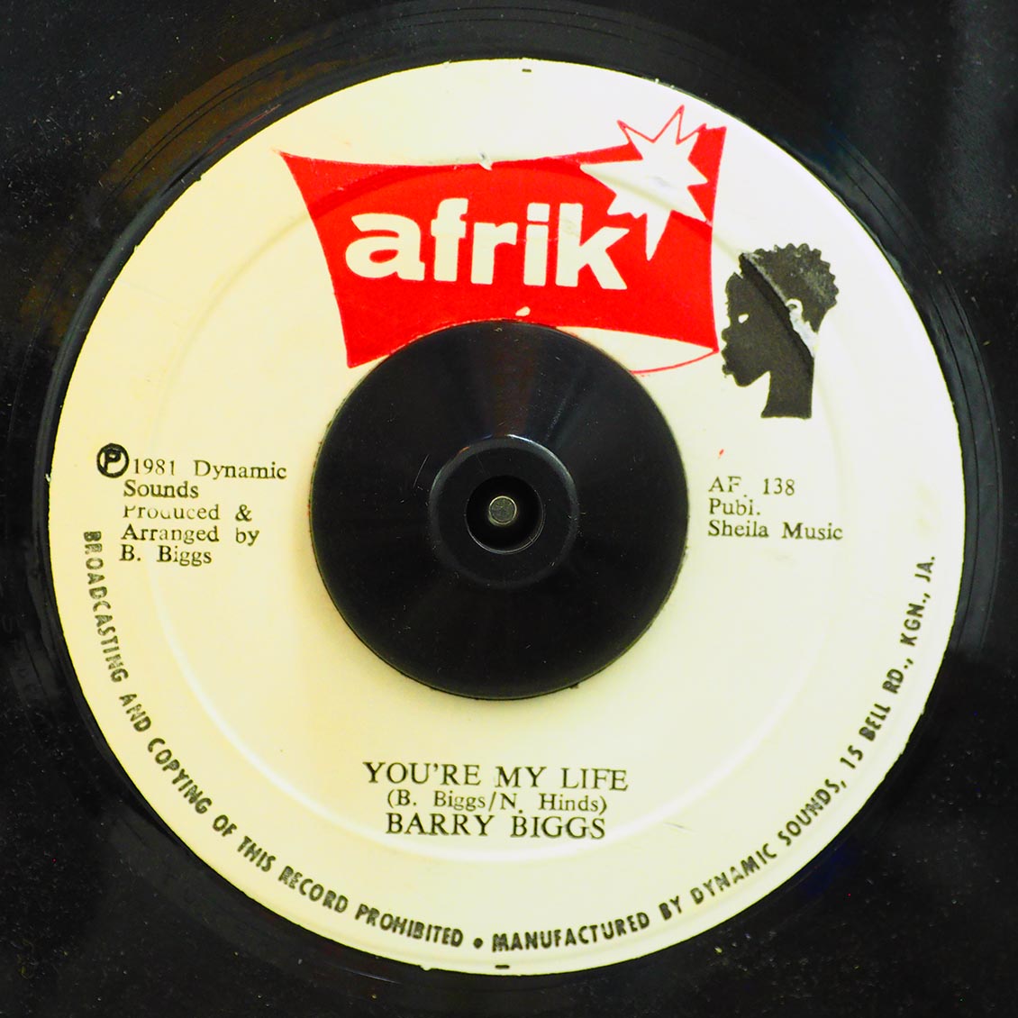 Barry Biggs - This Is Good Life  /  Barry Biggs - You're My Life [New Vinyl Record 7" Single]
