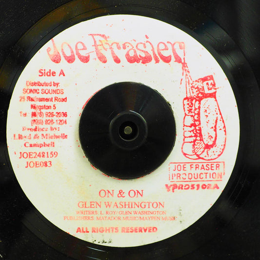 Glen Washington - On & On  /  Bongo Nyah [New Vinyl Record 7" Single]