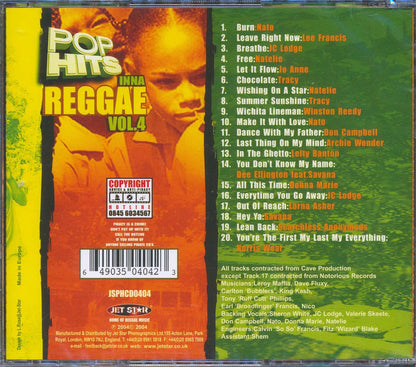 Various - Pop Hits Inna Reggae Volume 4 (20 tracks) [New CD]
