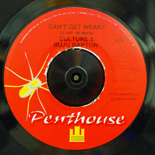 Culture, Buju Banton - Can't Get Weary  /  Version [New Vinyl Record 7" Single]