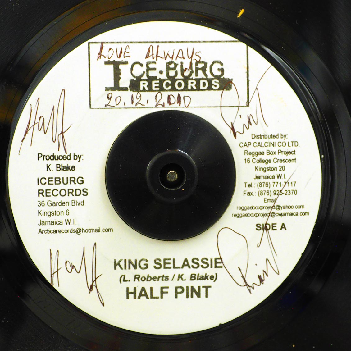 Half Pint - King Selassie  /  Version (rhythm: "Fire Stick") [New] [New Vinyl 7"]