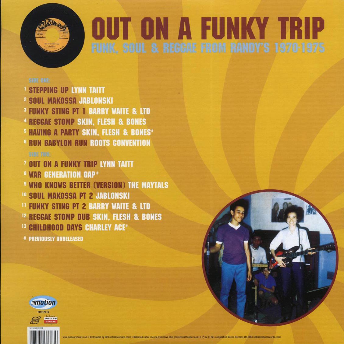 Lynn Taitt, The Maytals, Skin, Flesh & Bones, Charley Ace, Etc. - Out On A Funky Trip: Funk, Soul & Reggae From Randy's (2004 FIRST PRESS) (orig. press) [New Vinyl Record LP]