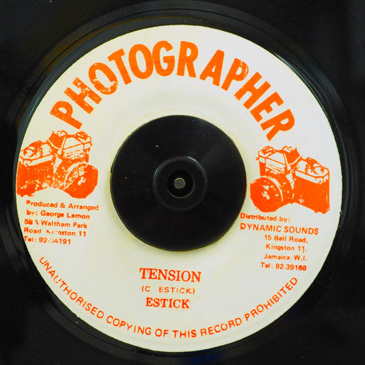 Estick - Tension  /  Version [New Vinyl 7"]