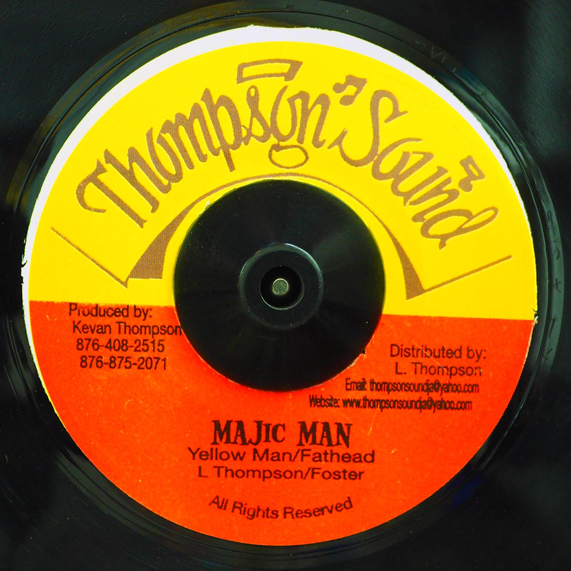Yellowman, Fathead - Magic Man  /  The Roots Radics - Version (rhythm: "Solomon") [New Vinyl 7"]