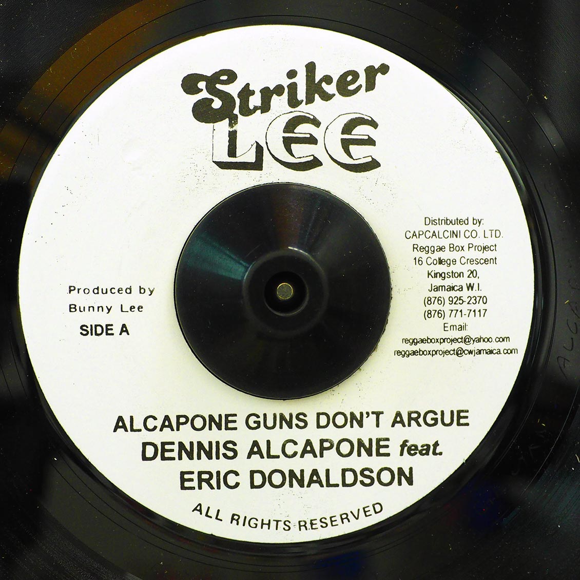 Dennis Alcapone, Eric Donaldson - Alcapone Guns Don't Argue  /  Dennis Alcapone - Sharper Than Razor Blade [New Vinyl 7"]