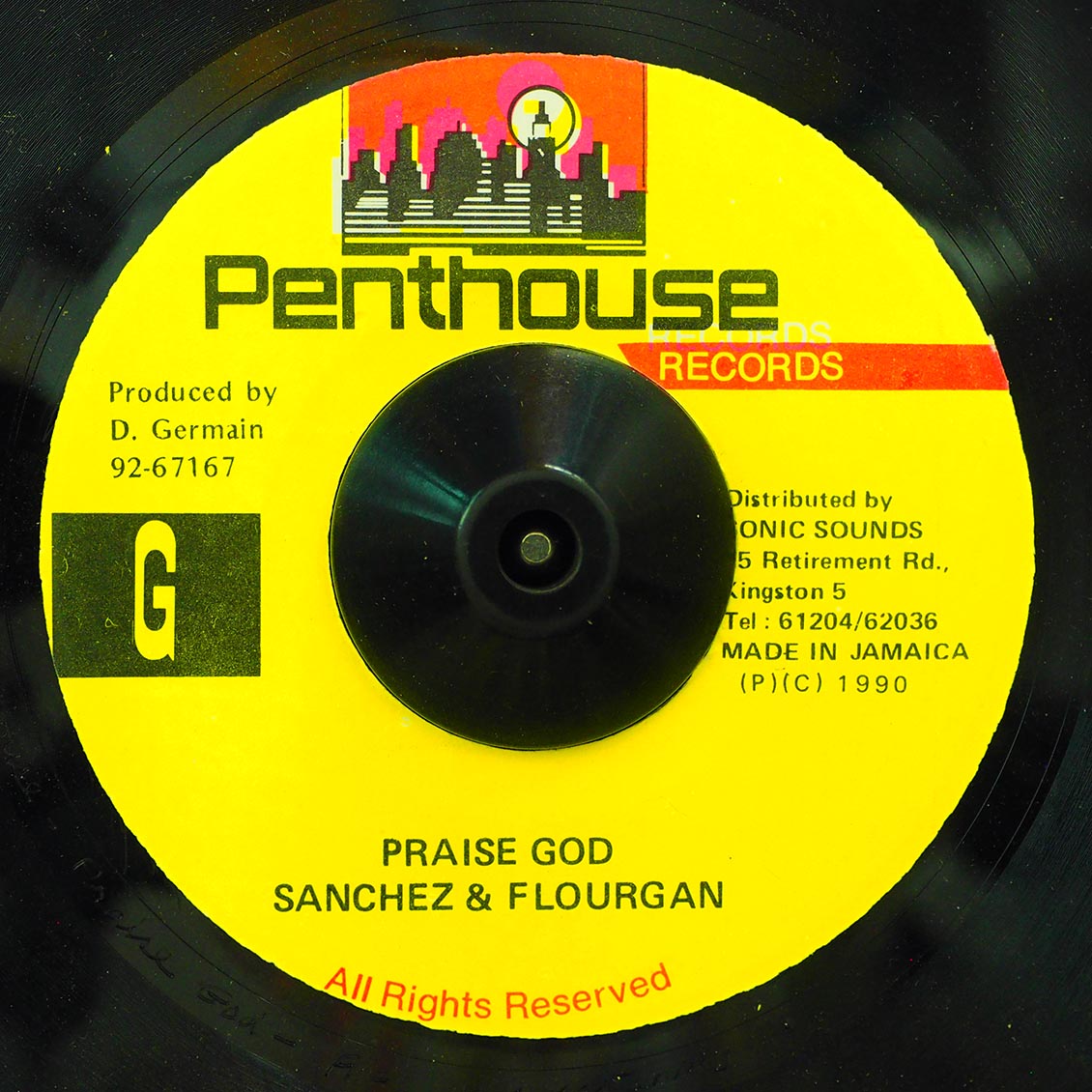 Sanchez, Flourgan - Praise God  /  Version [New Vinyl Record 7" Single]
