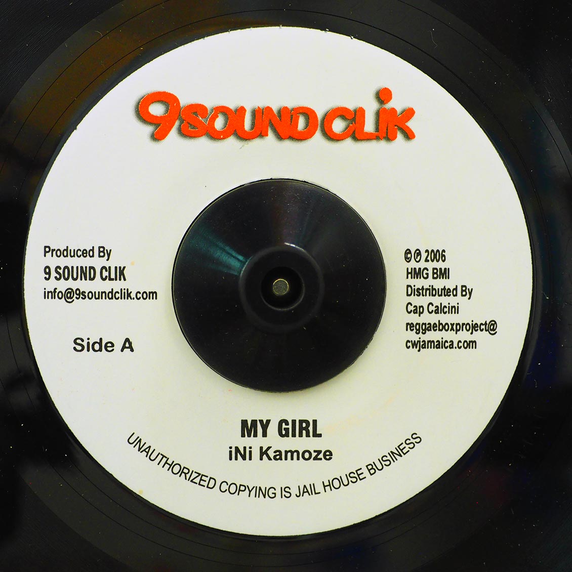 Ini Kamoze - My Girl  /  Version [New Vinyl Record 7" Single]