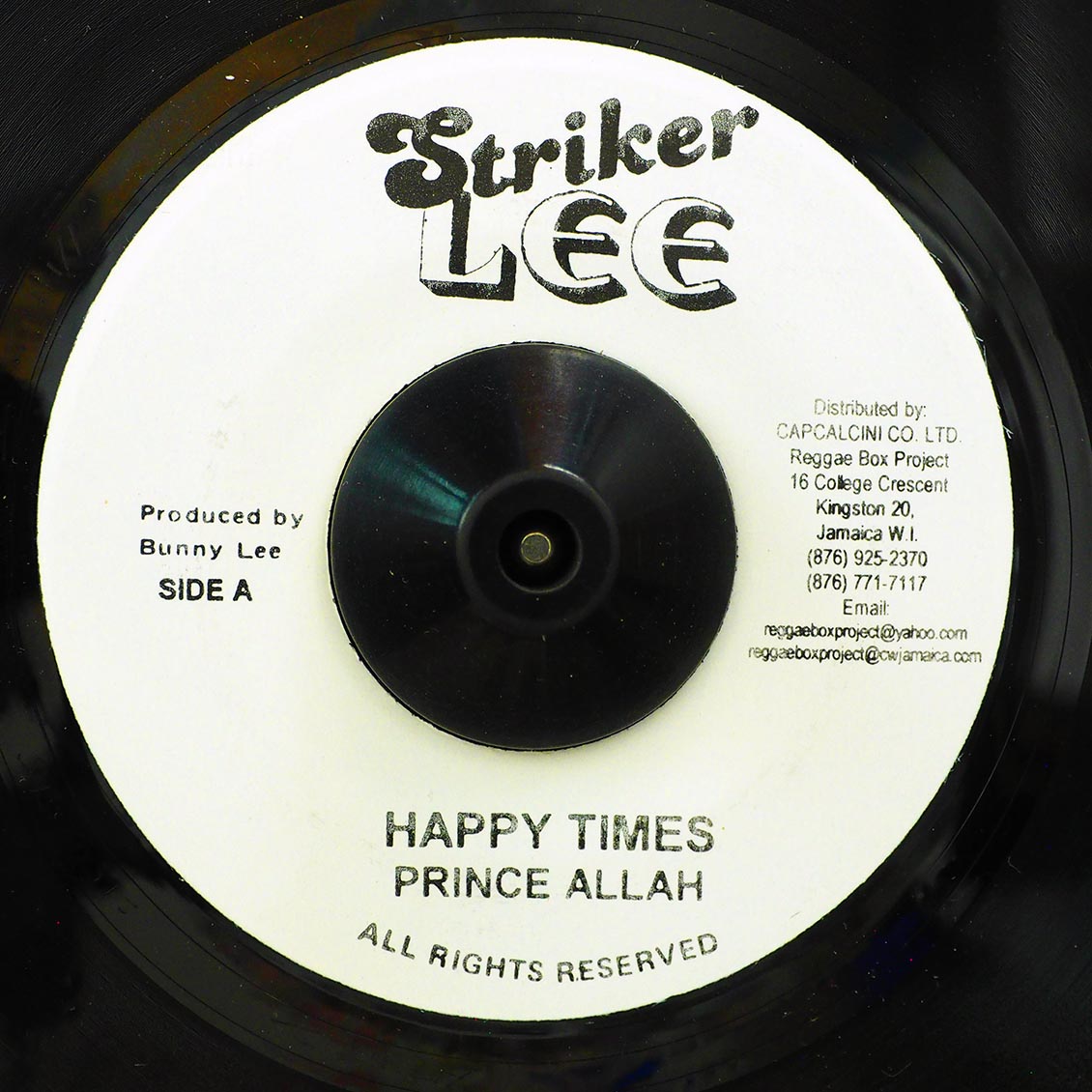 Prince Alla - Happy Times  /  Version (rhythm: "Stick By Me") [New] [New Vinyl 7"]