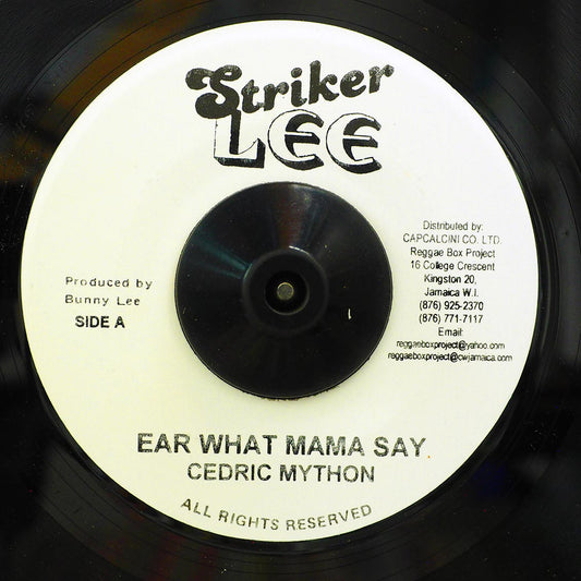 Cedric Myton - Ear What Mama Say  /  Version [New] [New Vinyl 7"]