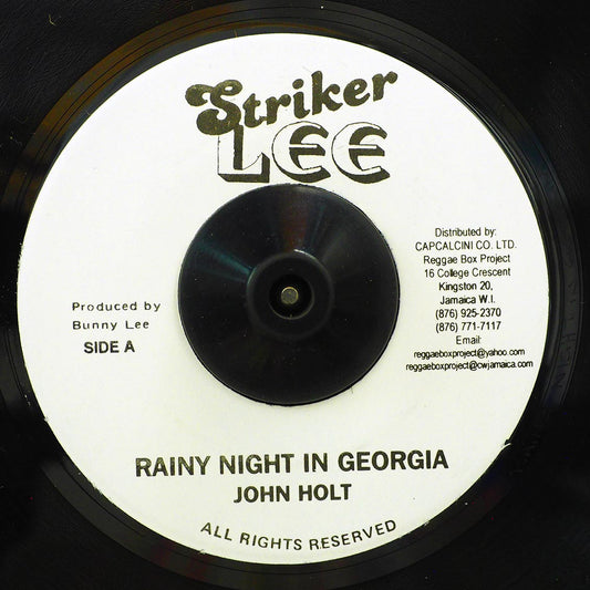 John Holt - Rainy Night In Georgia  /  John Holt - Homely Girl (rhythm: "Rainy Night In Georgia") [New] [New Vinyl 7"]