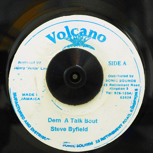 Steve Byfield - Dem A Talk Bout  /  Version [New Vinyl Record 7" Single]