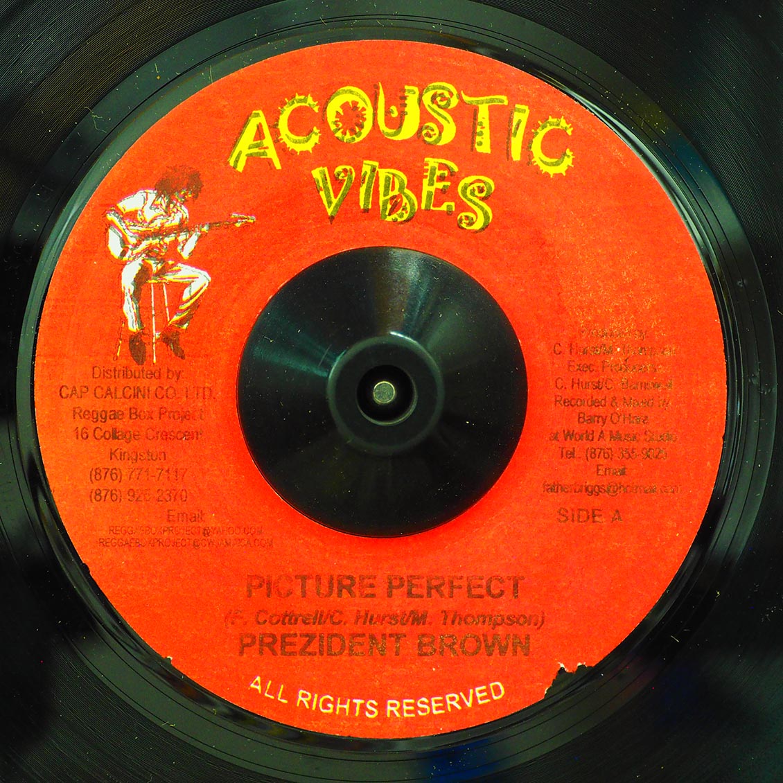 Prezident Brown - Picture Perfect  /  Version (rhythm: "Alter Ego") [New] [New Vinyl 7"]