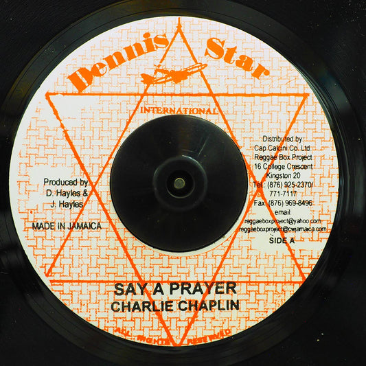 Charlie Chaplin - Say A Prayer  /  Charlie Chaplin - How Many More [New] [New Vinyl 7"]