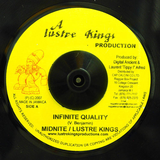 Midnite - Infinite Quality  /  Version (rhythm: "Shining") [New] [New Vinyl 7"]