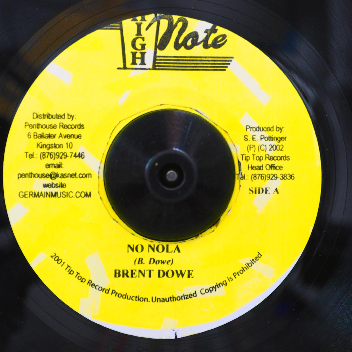 Brent Dowe - No Nola  /  Brent Dowe - Little Blue Bird [New] [New Vinyl 7"]