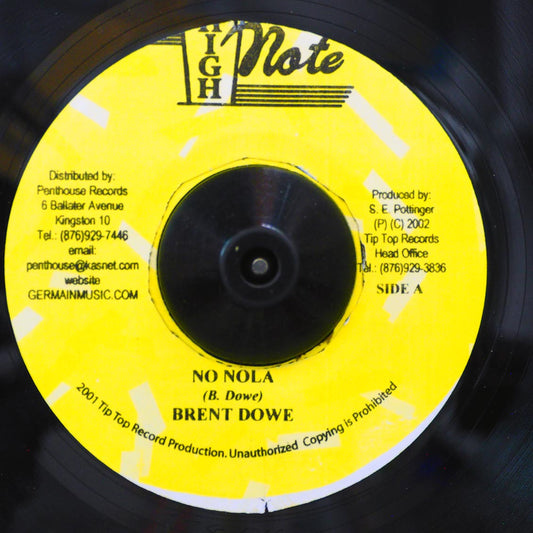 Brent Dowe - No Nola  /  Brent Dowe - Little Blue Bird [New] [New Vinyl 7"]