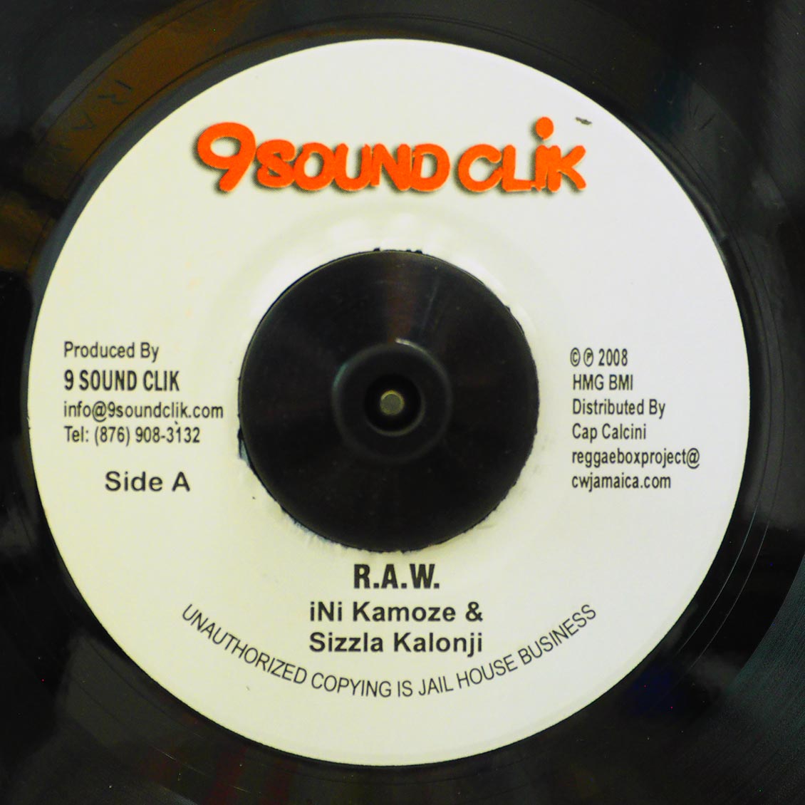 Ini Kamoze, Sizzla - RAW  /  Version (rhythm: "RAW") [New Vinyl 7"]