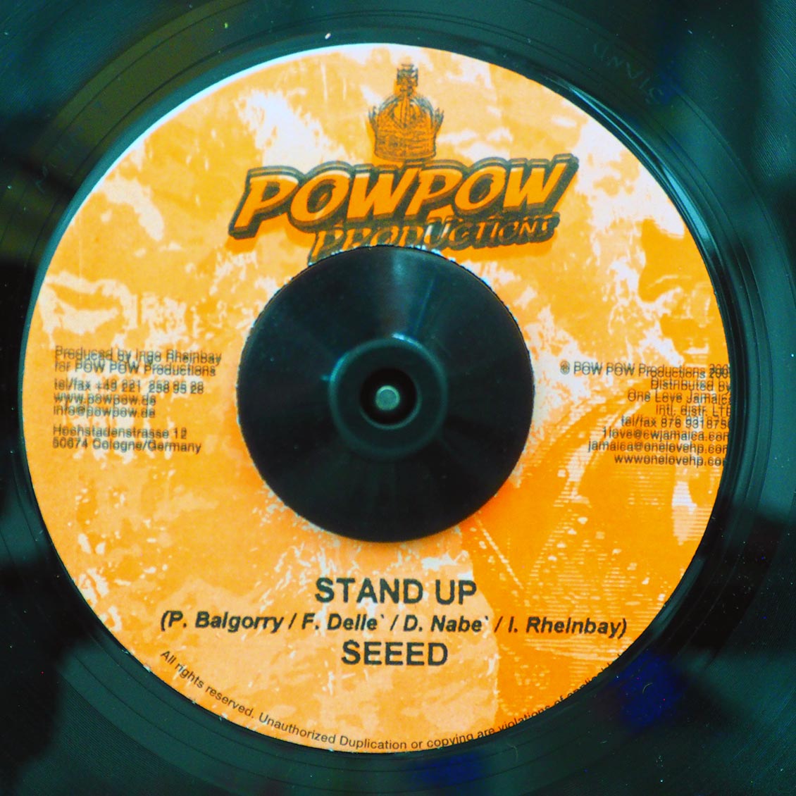 Seeed - Stand Up  /  Nosliw - Die Schearfste (rhythm: "Gladiator") [New Vinyl Record 7" Single]